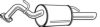 WALKER 23498 End Silencer